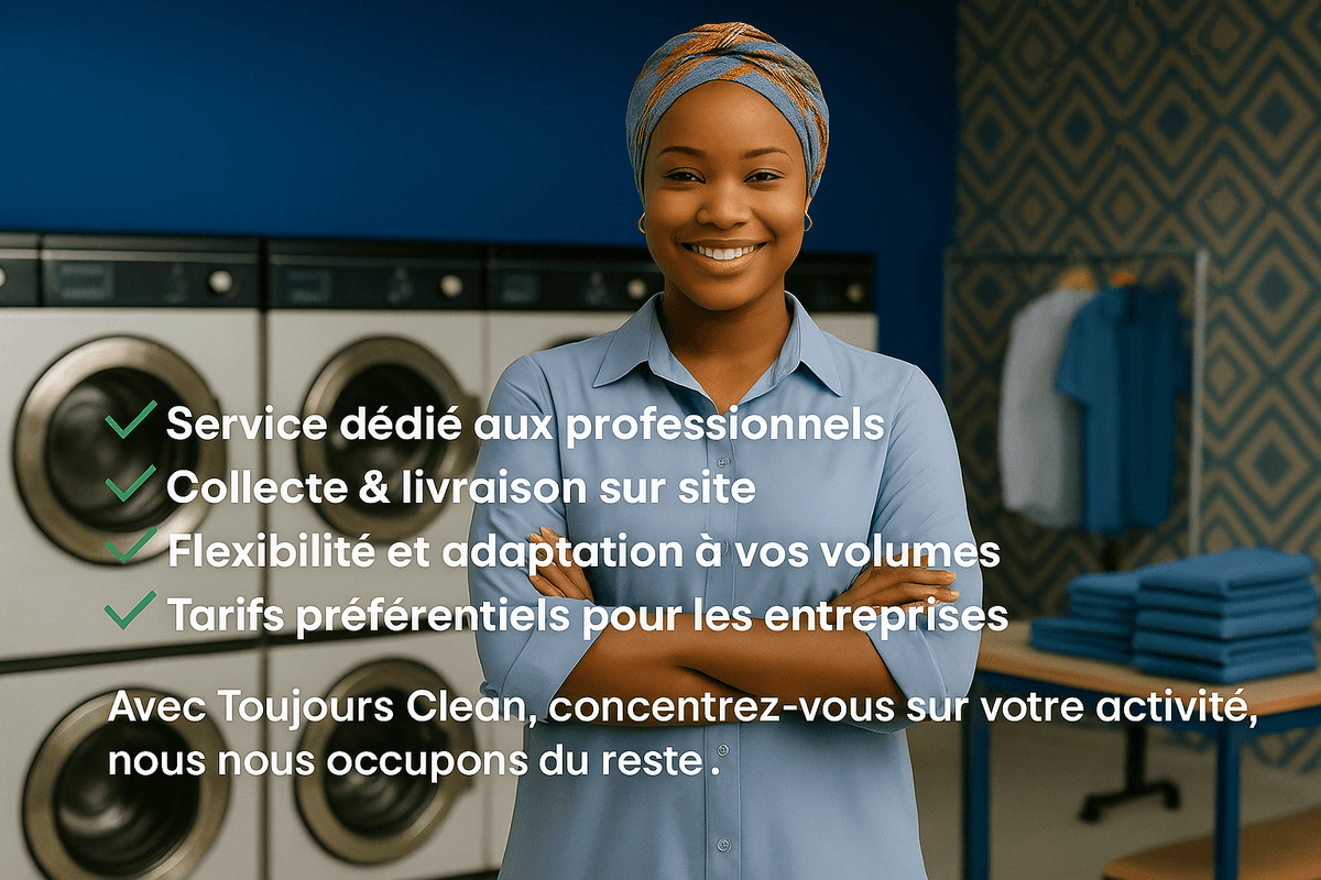 Toujours Clean - Service professionnel de linge pour hôtels, restaurants, BTP à Libreville et à Port-Gentil